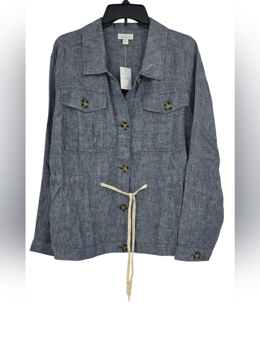 New J.Jill Love Linen Lightweight Jacket XL